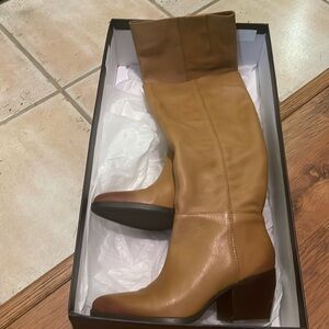 Naturalizer Peanut Butter high heel boots